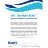Pay Transparency Nondiscrimination Provision Labor Law Poster