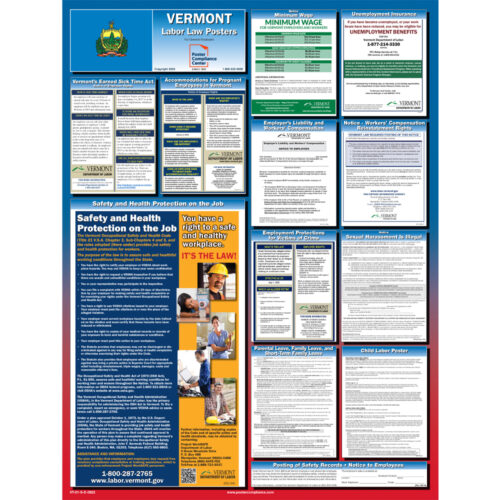 Vermont Labor Law Poster