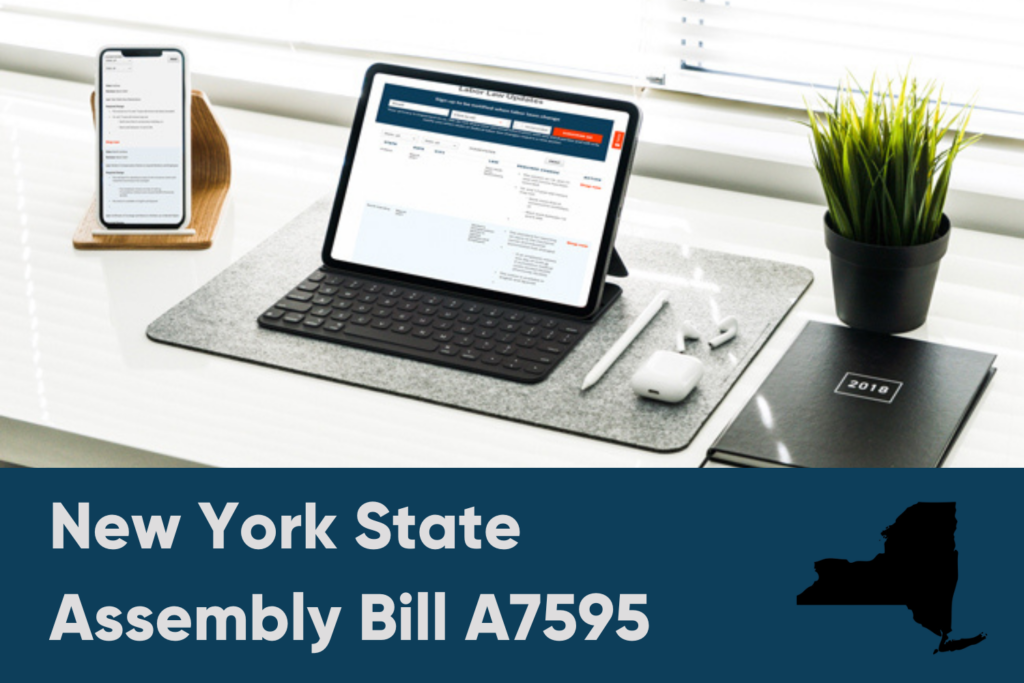 new york state assembly bill a7595 - new labor law requirements