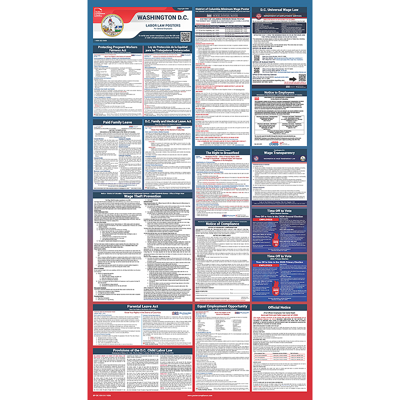 Washington D.C. Labor Law Poster