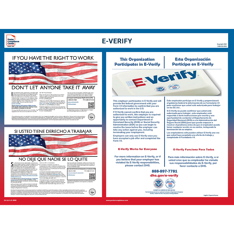 E-Verify Poster Service