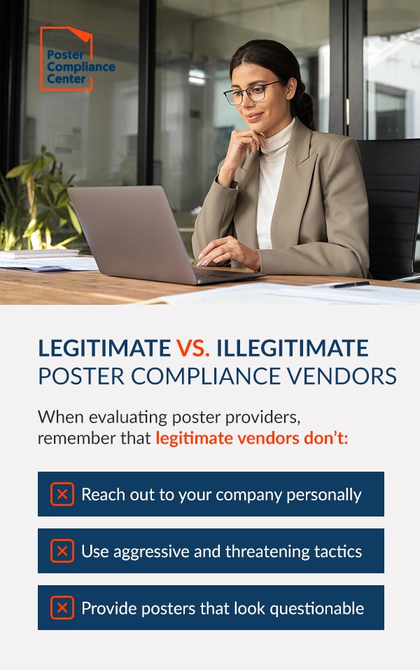 Legitimate vs. Illegitimate Poster Compliance Vendors