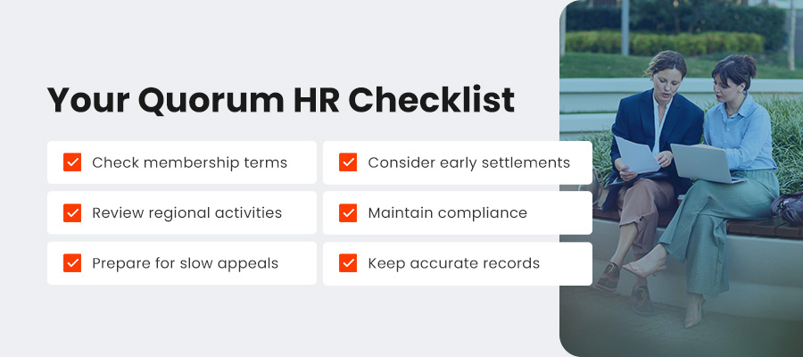 Your Quorum HR Checklist