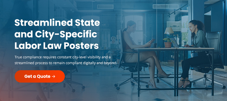 Streamlined State and City-Specific Labor Law Posters