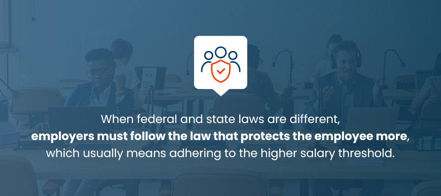 Overtime Exempt Salary Threshold by State